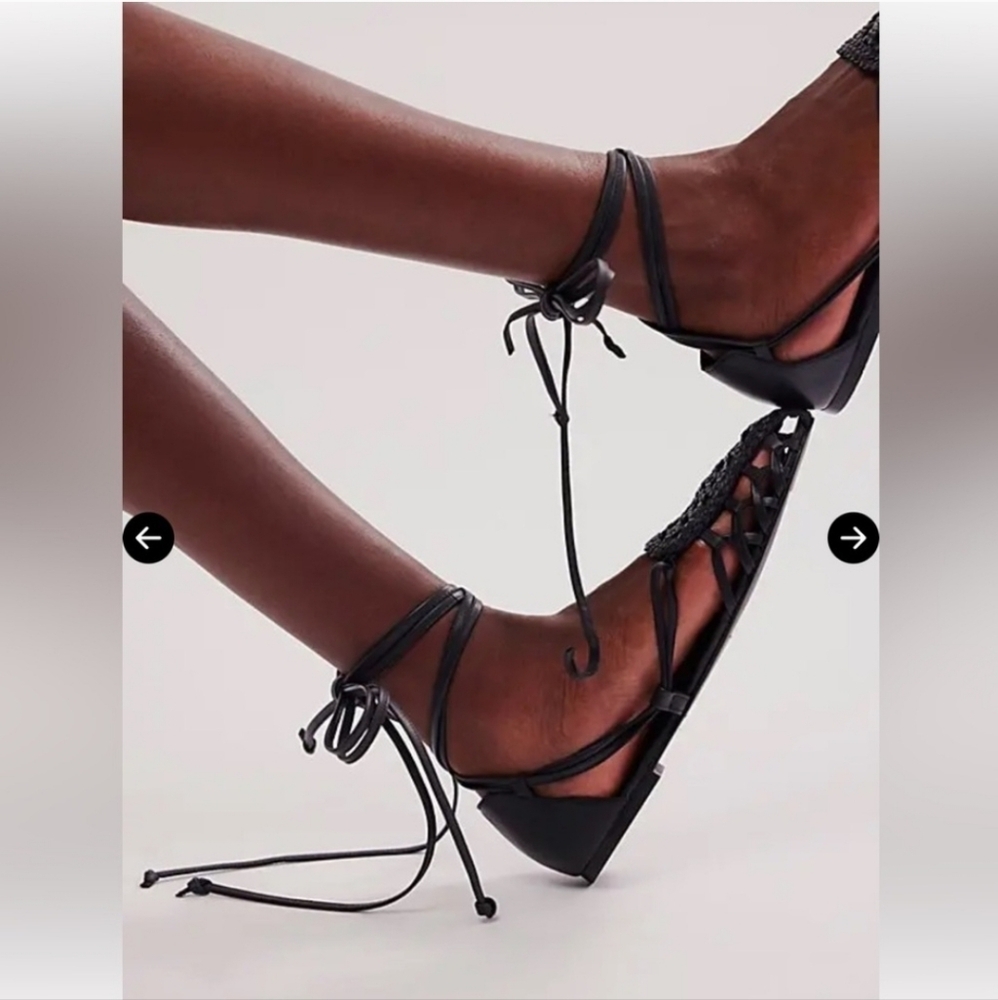 NEW!! Free People Strappy Sandals, Sz 8